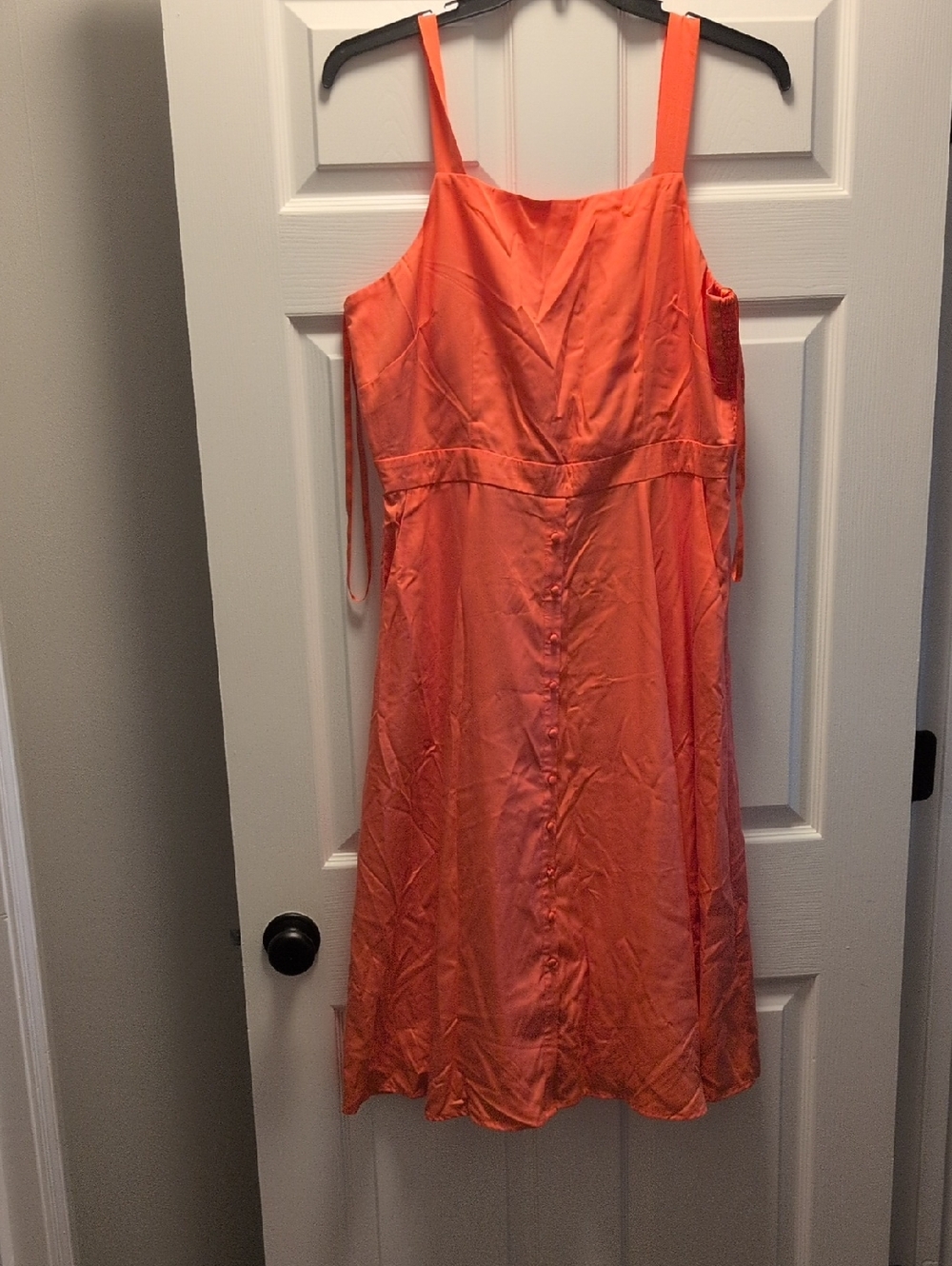 Daniel Cremieux Orange Sleeveless Dress